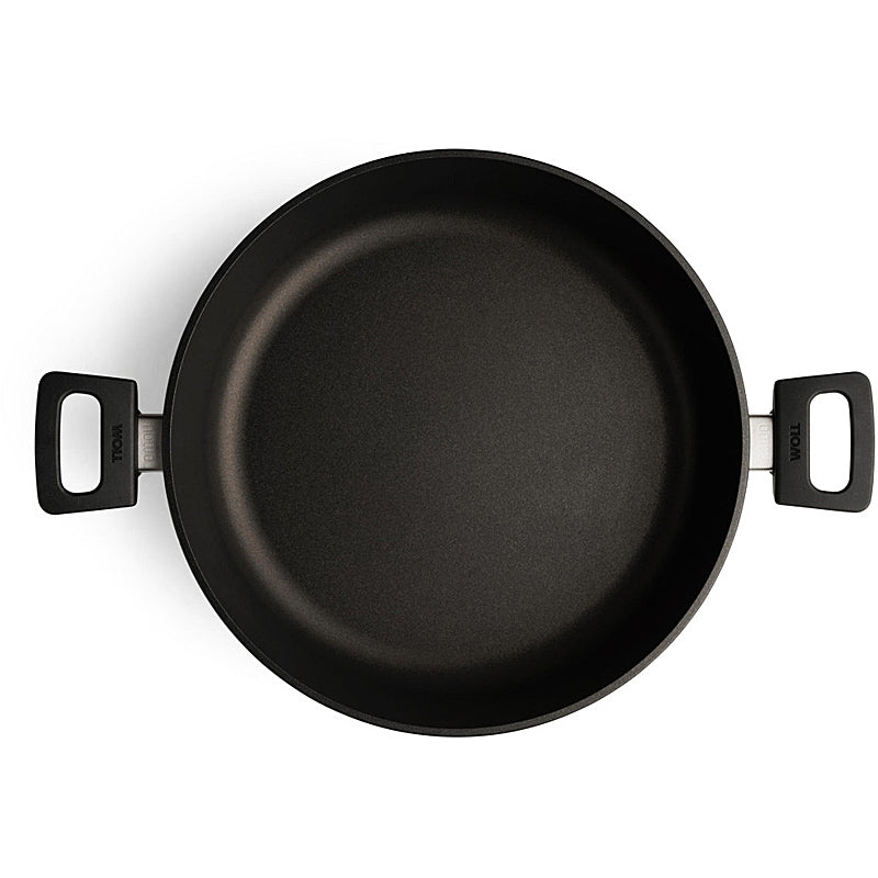 WOLL Nowo Induktin Line Guss-Kasserolle, 32 cm Ø 8 cm hoch 5,5 Liter 2 Seitengriffen 832IL