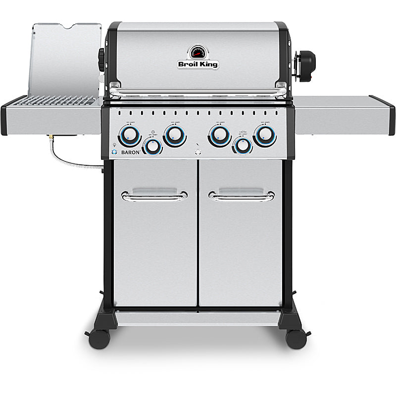 Broil King Baron S490 IR stainless steel gas grill model 2024 with