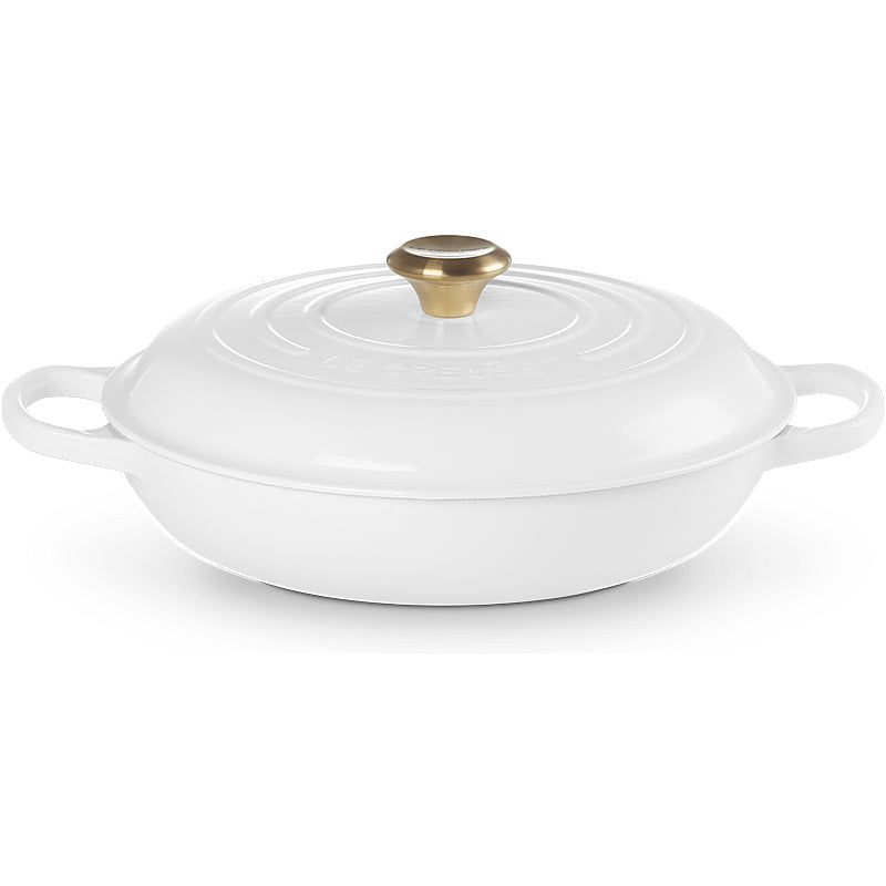 Le Creuset Gourmet professional pot Signature 30 cm White