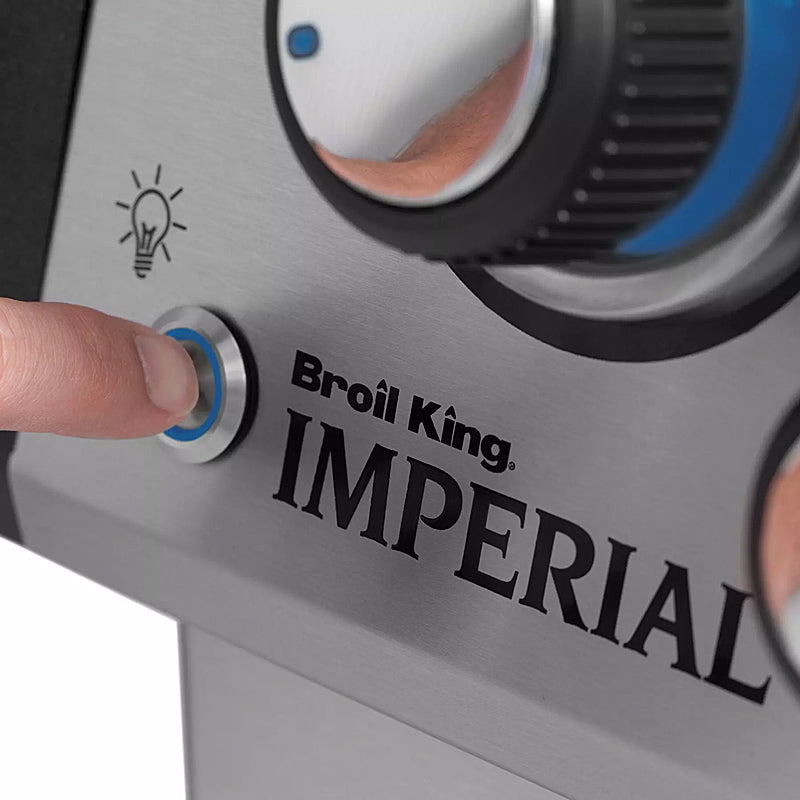 Broil King IMPERIAL 590 IR Schwarz Gasgrill mit Infrarot-Seitenbrenner