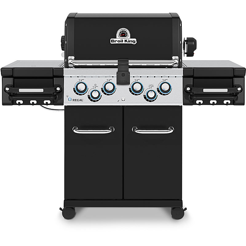 Broil King Regal 490 Gasgrill Farbe: Schwarz Bundle Gussplatte und Schutzhülle inklusive