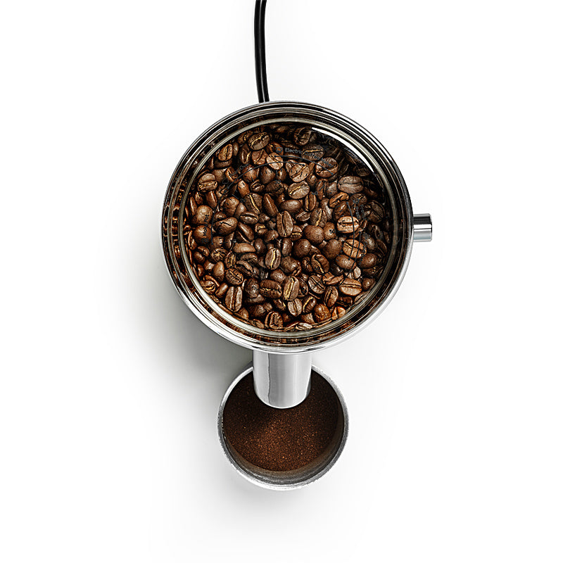 Aarke Kaffeemühle mit Scheibenmahlwerk Edelstahl