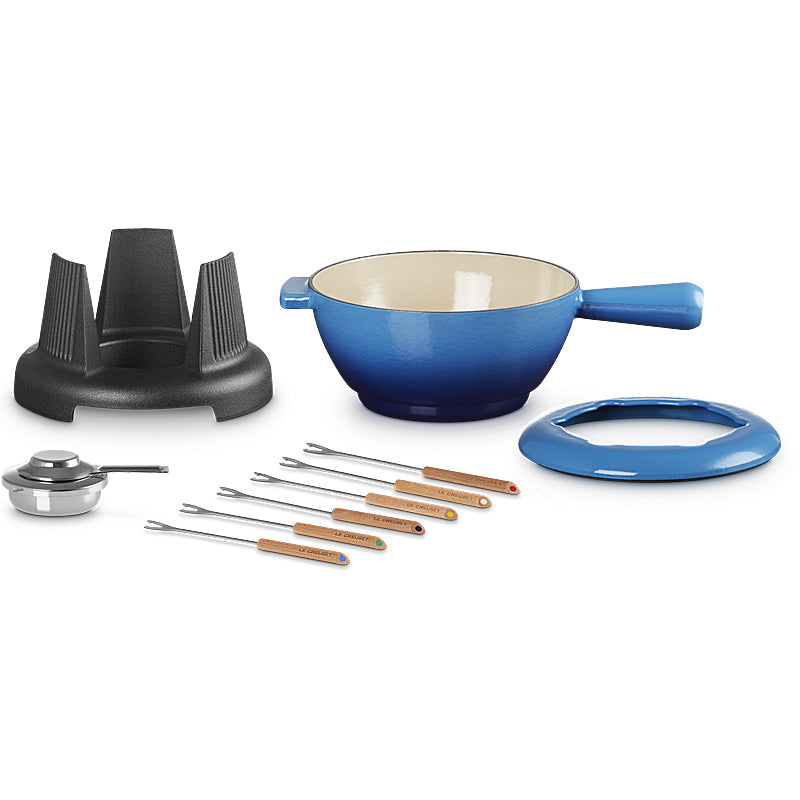 Le Creuset Käsefondue Set Mode Azure