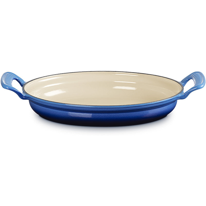 Le Creuset ovale Pfanne Modern Heritage 28 cm Azure