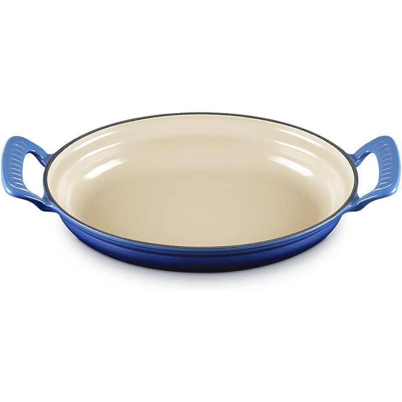 Le Creuset ovale Pfanne Modern Heritage 28 cm Azure
