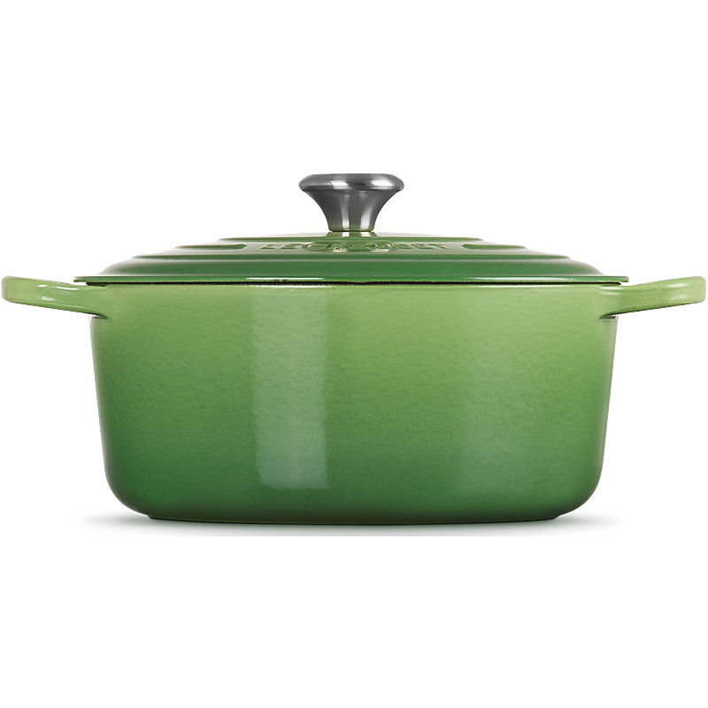 Le Creuset Signature Round Roaster 20 cm Bamboo Green
