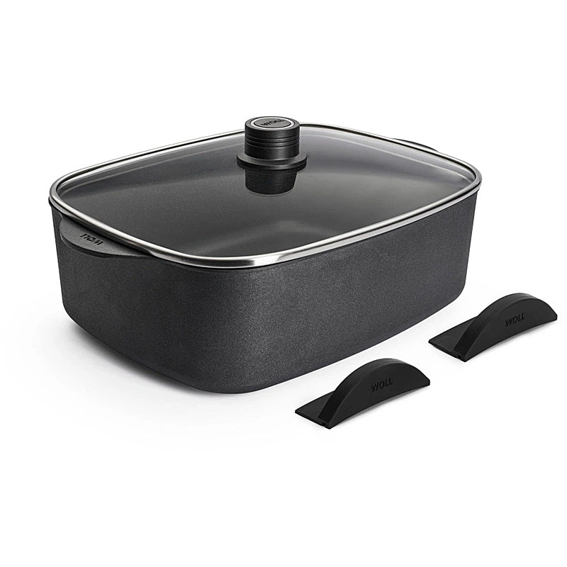 WOLL NOWO Jumbo roaster, oval 40 x 27 cm, with glass lid, induction NB-NTI-1056