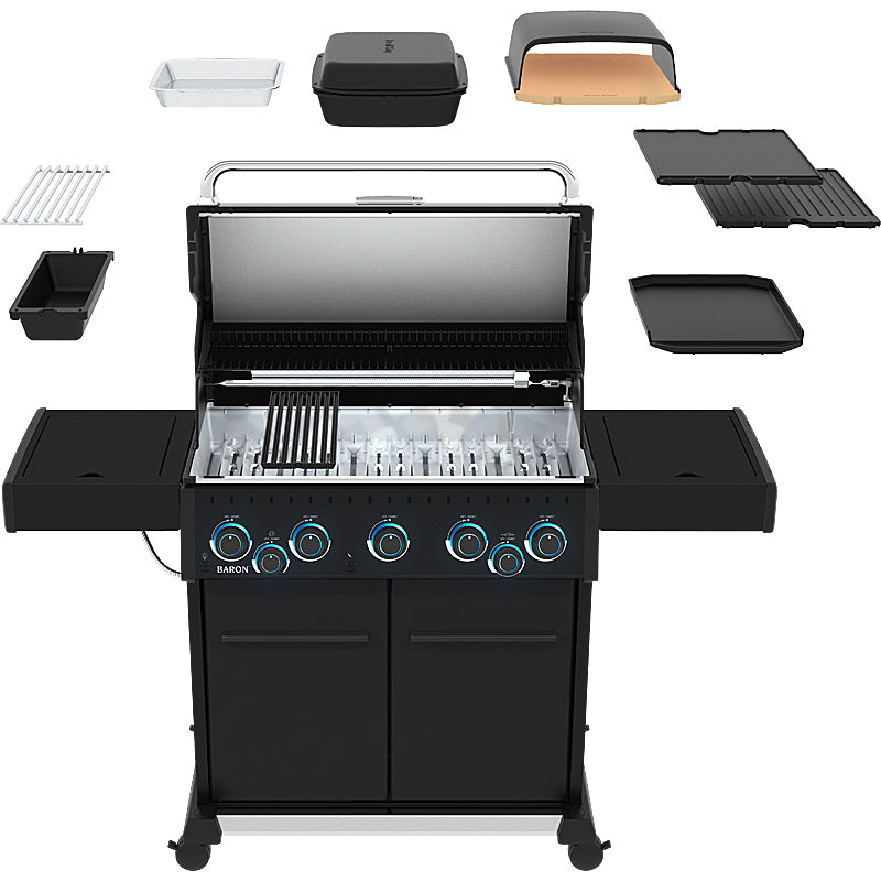 Broil King Baron 590 X Shadow Modell 2026 mit Rotisserie-Set