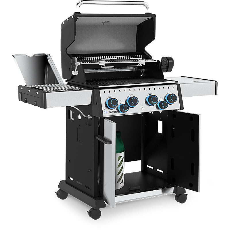 Broil King Baron S 490 IRX Gasgrill mit Infrarotbrenner, Heckbrenner & Pellet-Ready