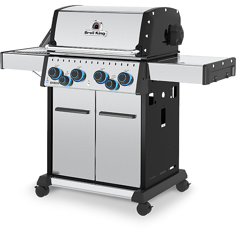 Broil King Baron S 490 IRX Gas Grill with Infrared Burner, Rear Burner & Pellet-Ready