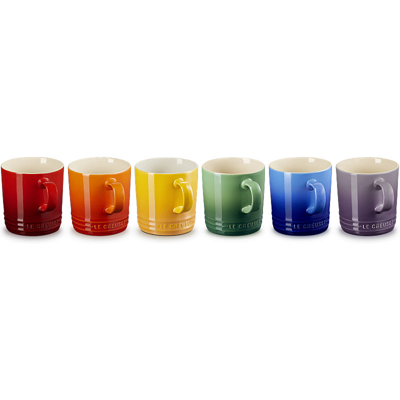 Le Creuset Becher 350ml 6er Set Regenbogen