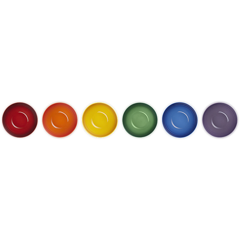 Le Creuset Snackschälchen 330ml 6er Set Regenbogen *