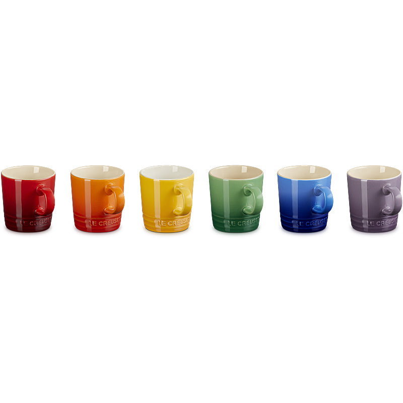 Le Creuset Becher 100ml 6er Set Regenbogen