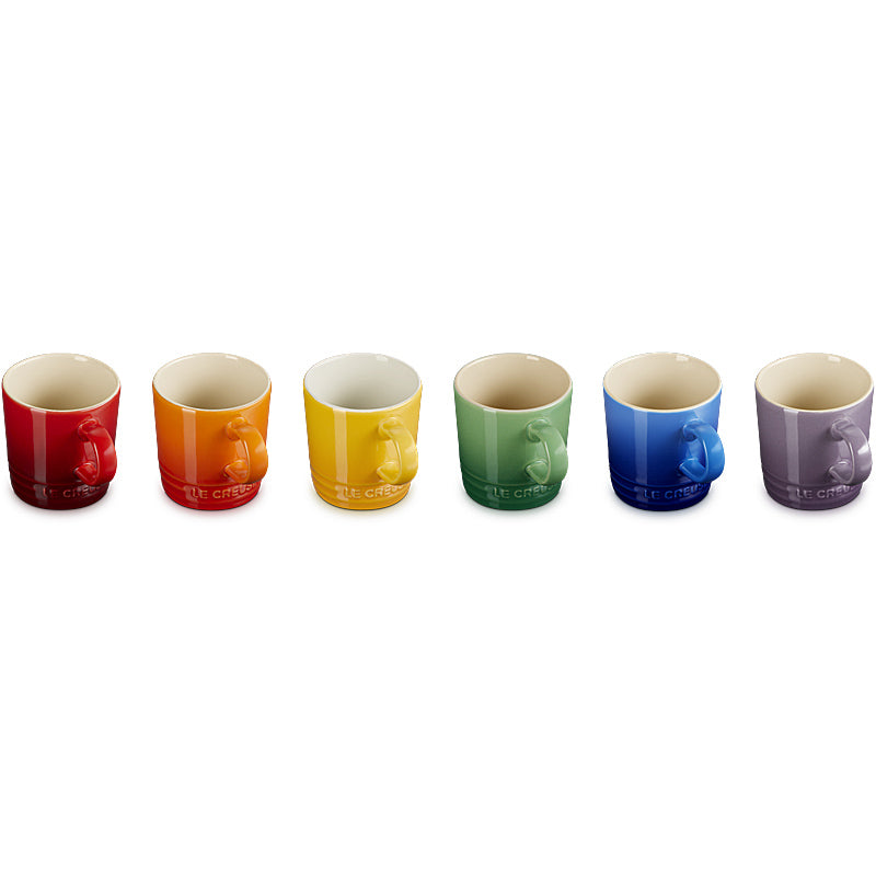 Le Creuset Becher 100ml 6er Set Regenbogen