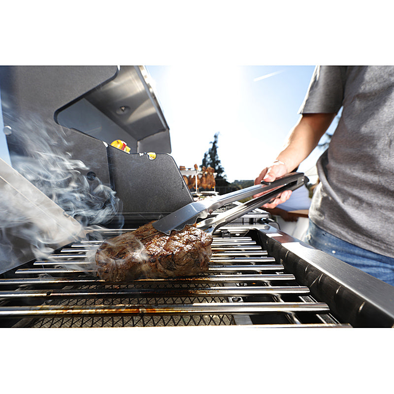 Broil King Baron S590 IR Edelstahl Gasgrill incl. Rotisserie-Set und Infrarot-Seitenbrenner