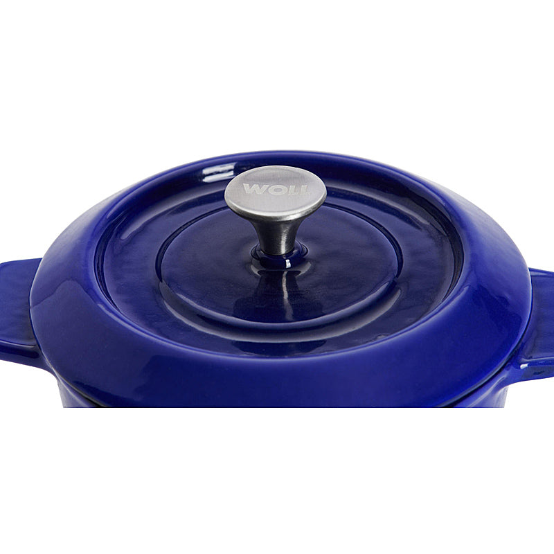 WOLL Guss-Mini-Kasserolle 2-teilig mit Deckel Cobalt Blue