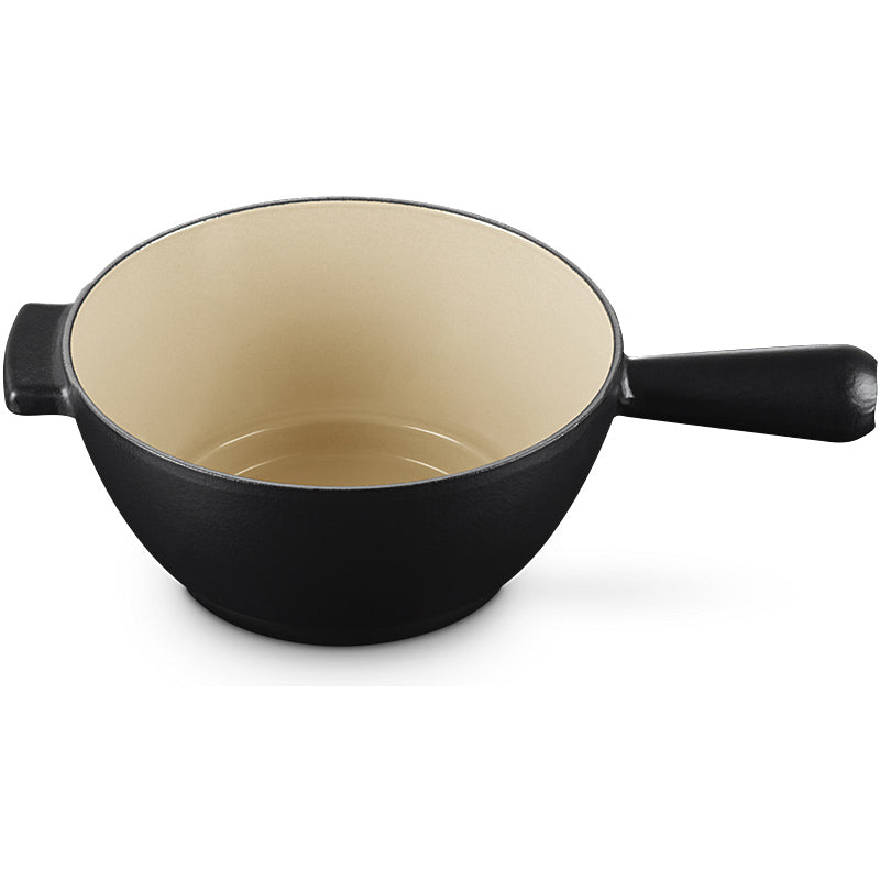 Le Creuset Käsefondue Set Mode schwarz matt