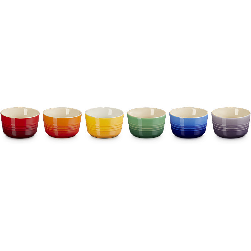 Le Creuset Förmchen 6er Set Regenbogen