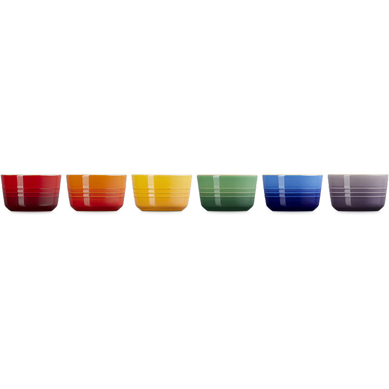 Le Creuset Förmchen 6er Set Regenbogen