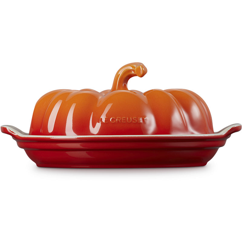 Le Creuset Butterdose Kürbis Ofenrot