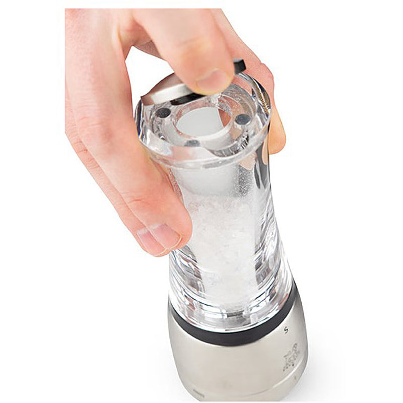 Peugeot DAMAN Salzmühle u'Select Z Edelstahl/Acryl 16 cm