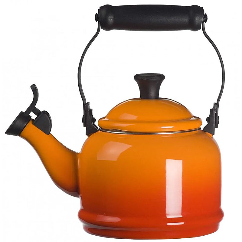 Le Creuset Wasserkessel Demi 1,1 Liter Ofenrot