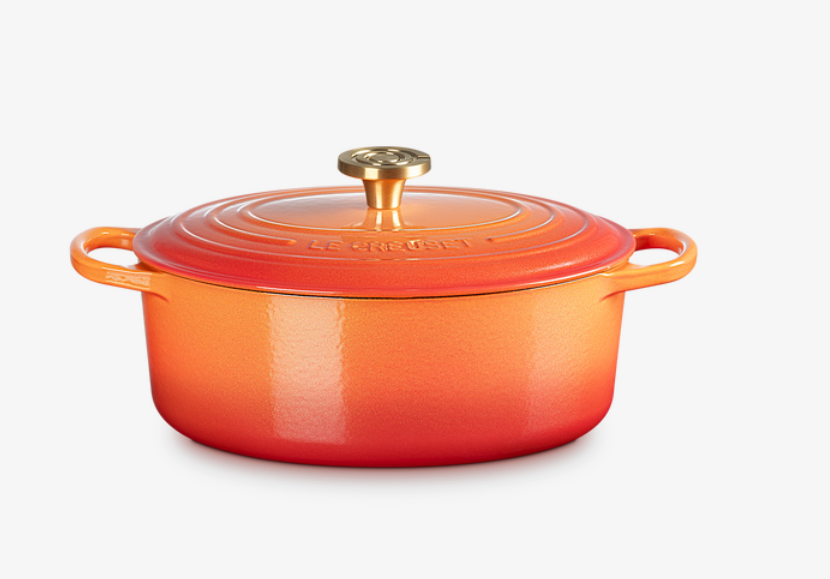 Le Creuset Bräter Signature oval 29 cm Flamme Dorée