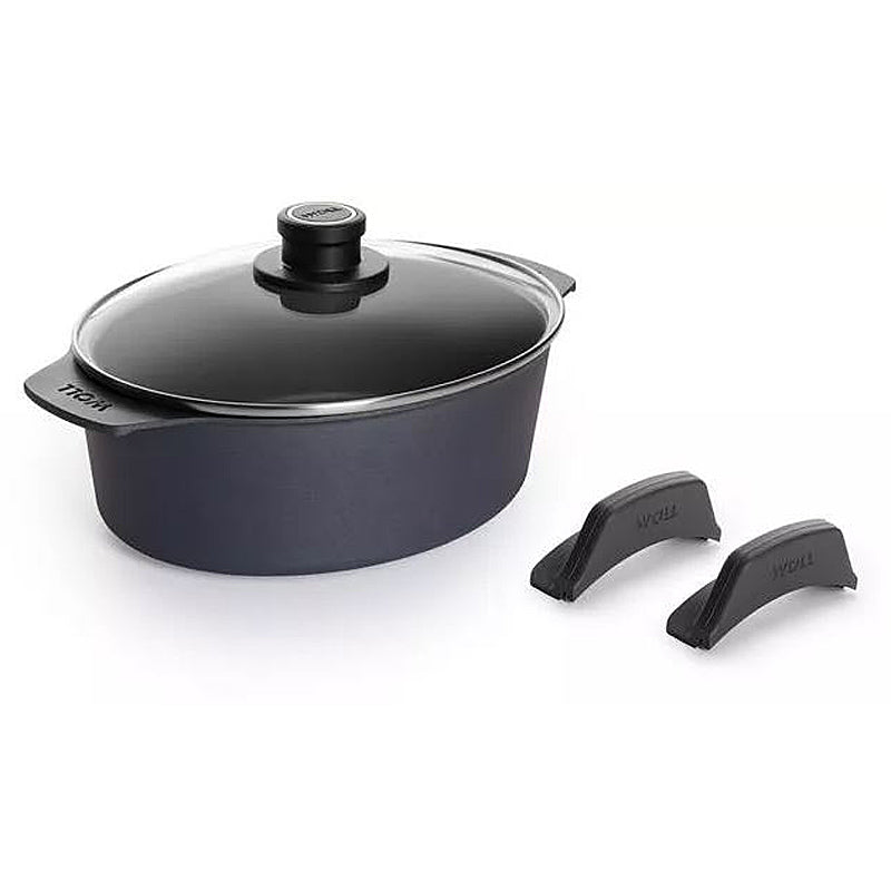 Woll Diamond Lite Induktion, Gussbräter 31 x 26 cm, 11 cm hoch, 6 Liter