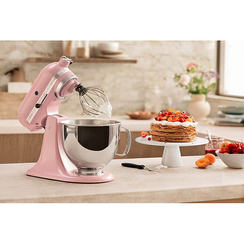KitchenAid Artisan 5KSM175PSEDR Küchenmaschine 4,8L in Altrosa mit Zubehör