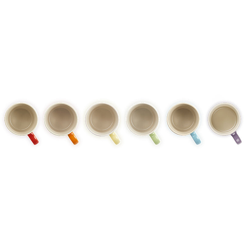 Le Creuset Becher 100 ml 6er-Set Regenbogen