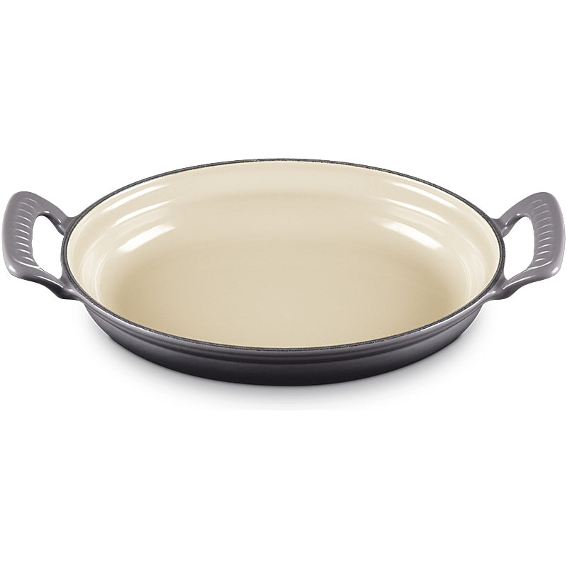 Le Creuset ovale Pfanne Modern Heritage 28 cm Flint