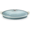 Le Creuset Fischbackform Tradition mit Deckel 34 cm Sea Salt
