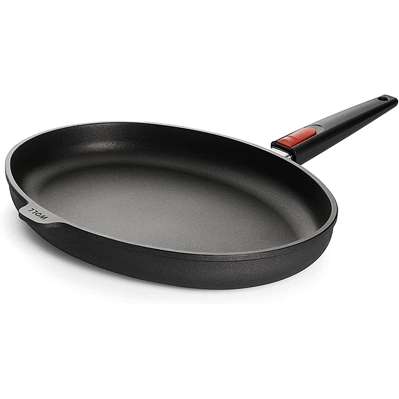WOLL NOWO INDUCTION LINE fish pan, 38 x 28 cm; 5.5 cm high; with removable handle 1538ILL