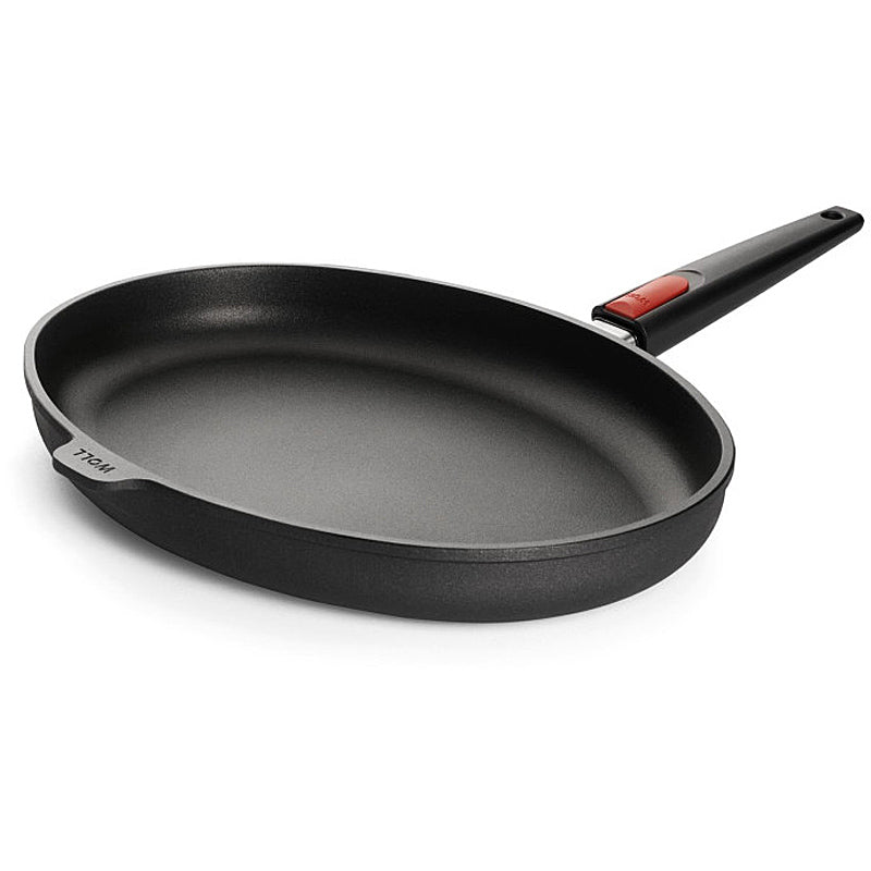 WOLL NOWO fish pan, 38 x 28 cm; 5.5 cm high; with removable handle 1538N