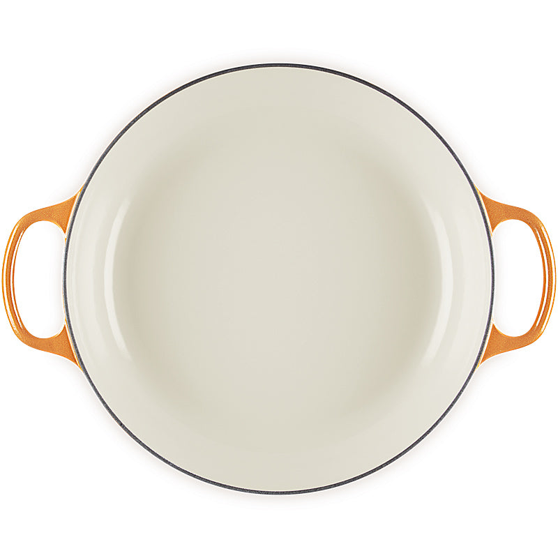 Le Creuset Gourmet-Profitopf Signature rund 30 cm Flamme Dorée