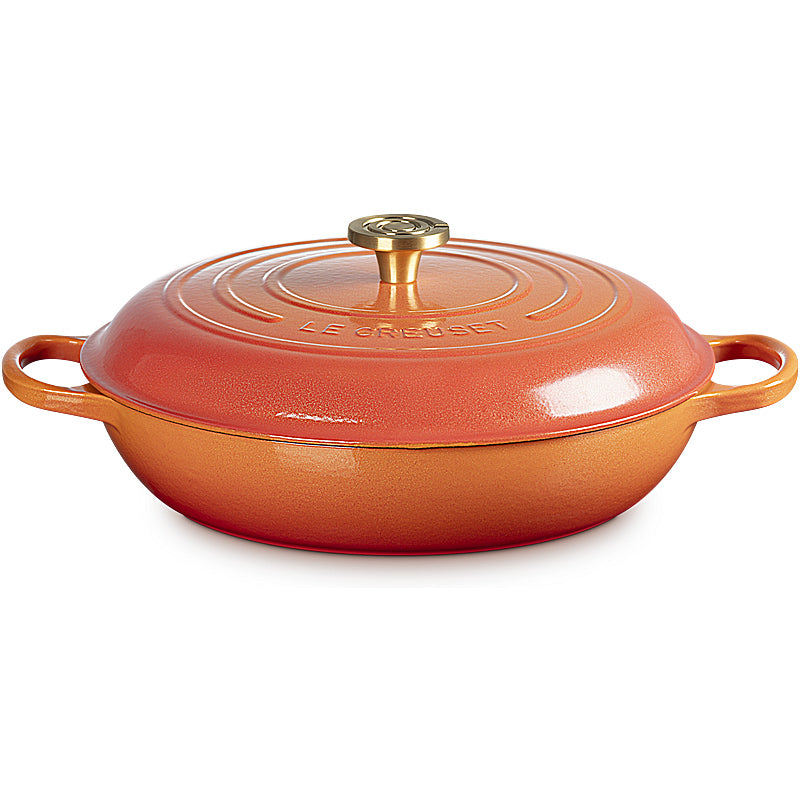 Le Creuset Gourmet-Profitopf Signature rund 30 cm Flamme Dorée