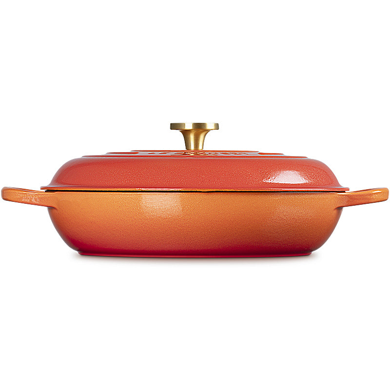 Le Creuset Gourmet-Profitopf Signature rund 30 cm Flamme Dorée