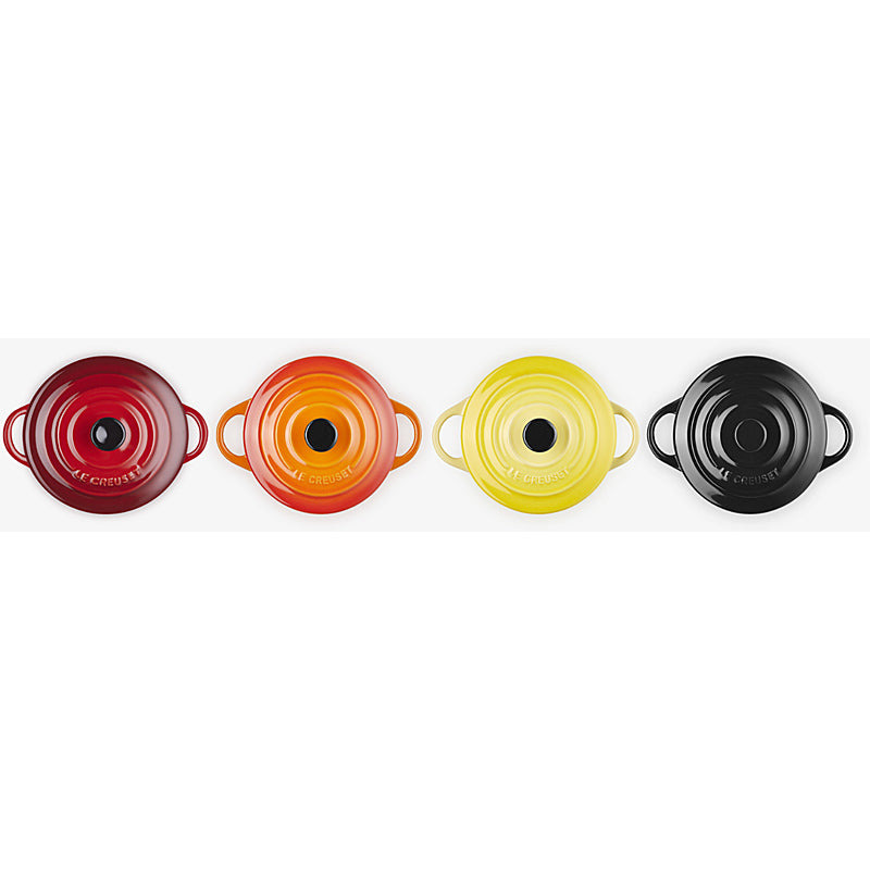 Le Creuset MINI-COCOTTE 4ER-SET FEUER & FLAMME