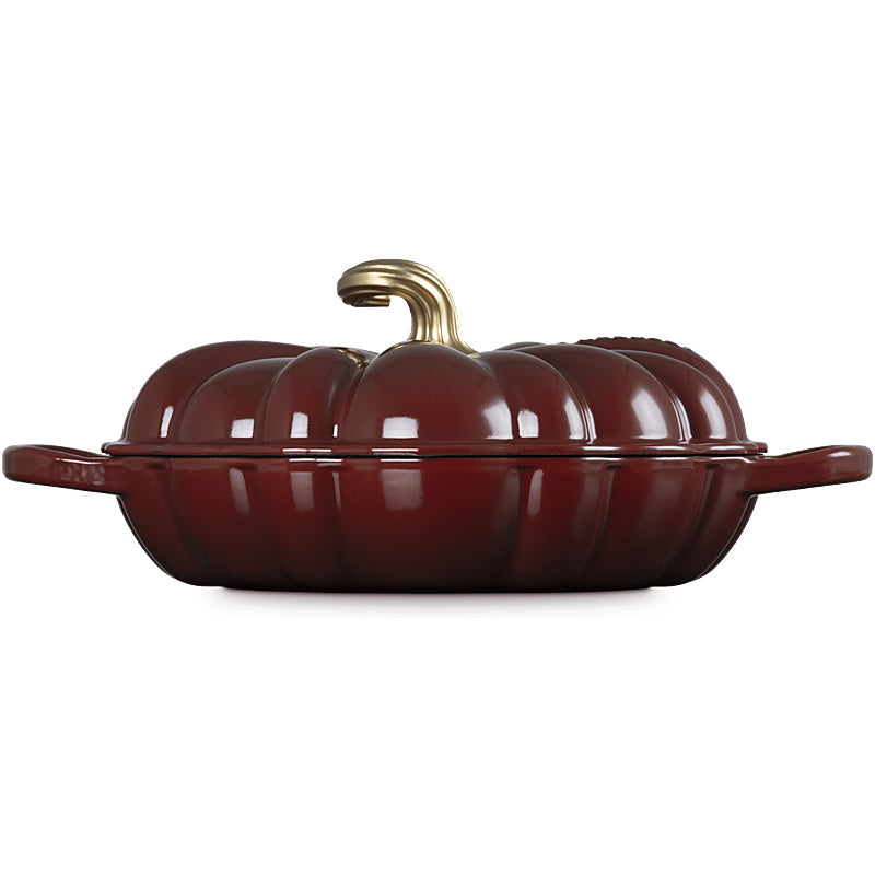Le Creuset Gourmet Professional Pot Signature Pumpkin 28 cm Garnet