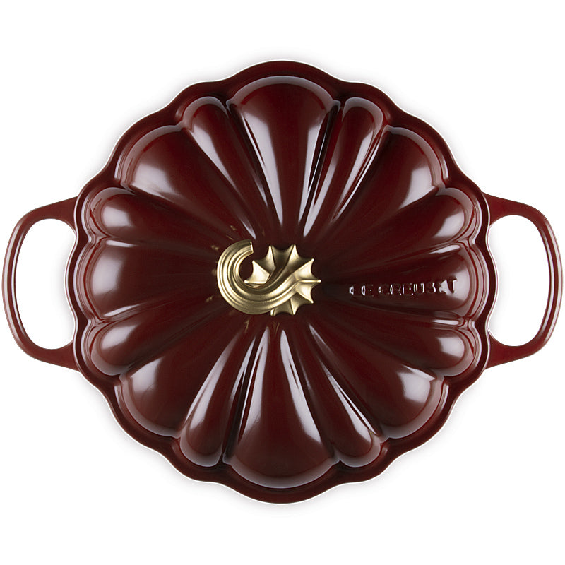 Le Creuset Gourmet Professional Pot Signature Pumpkin 28 cm Garnet