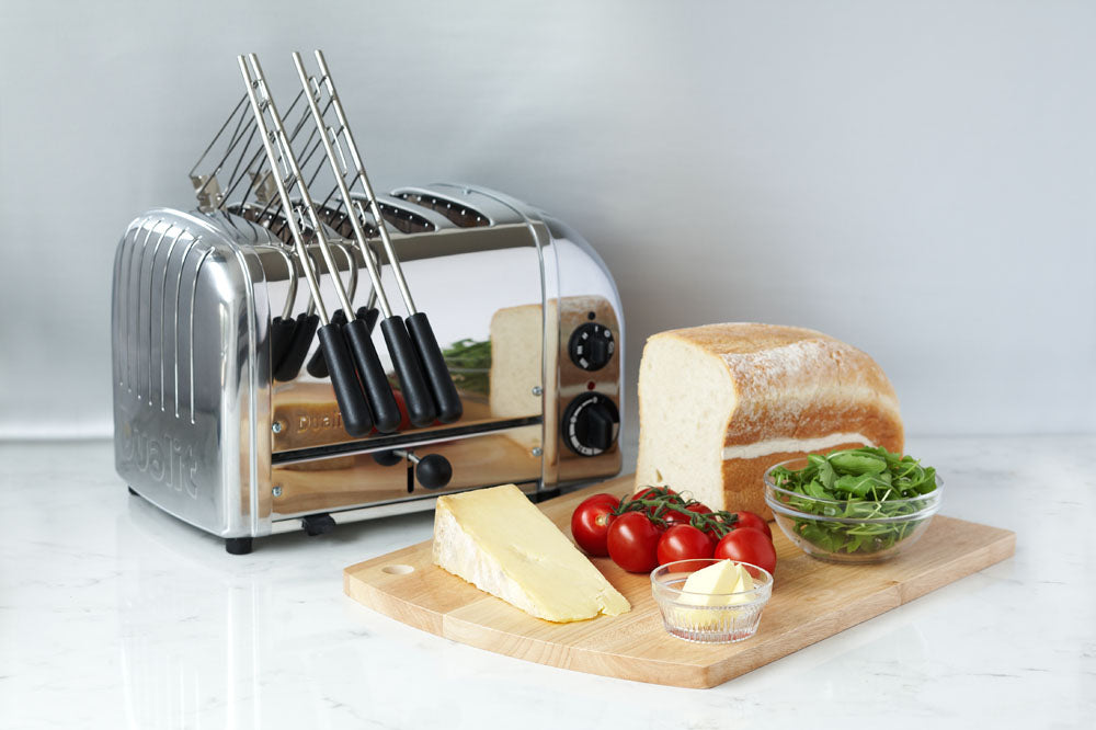 Dualit Classic 2+1-Schlitz Toaster poliert inkl. Sandwichzange!