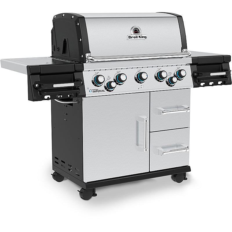Broil King Imperial S590 IR Edelstahl Gasgrill mit Infrarot-Seitenbrenner