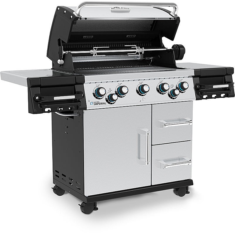 Broil King Imperial S590 IR Edelstahl Gasgrill mit Infrarot-Seitenbrenner