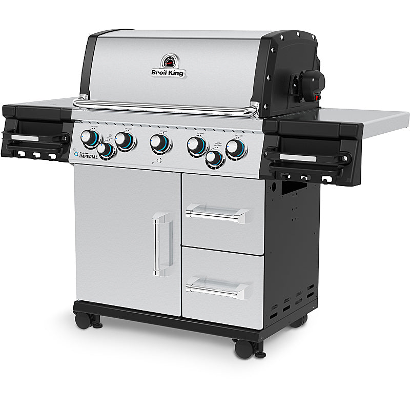 Broil King Imperial S590 IR Edelstahl Gasgrill mit Infrarot-Seitenbrenner