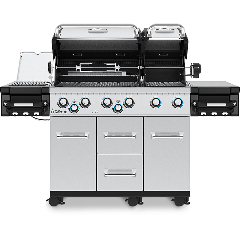 Broil King Imperial S690 IR Edelstahl Gasgrill mit Infrarot-Seitenbrenner