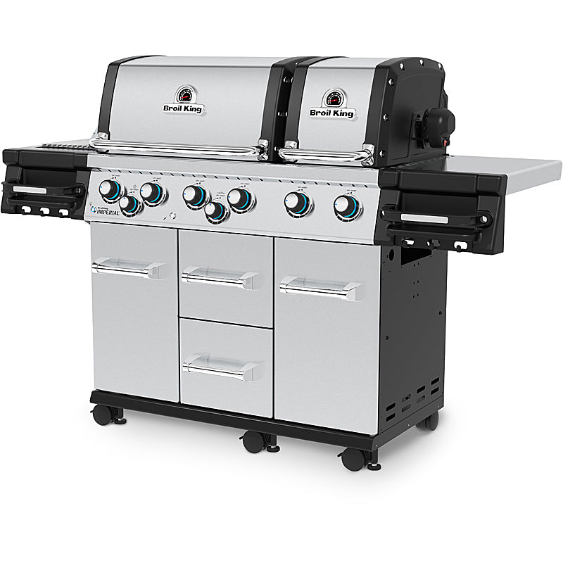 Broil King Imperial S690 IR Edelstahl Gasgrill mit Infrarot-Seitenbrenner