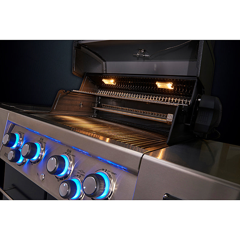 Broil King REGAL Q 490 IR iQue smart gas grill including rotisserie set