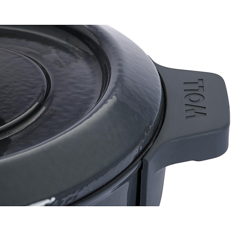 WOLL Kasserolle 20cm Gusseisen 2,8L Carbon Grey 120CI-030