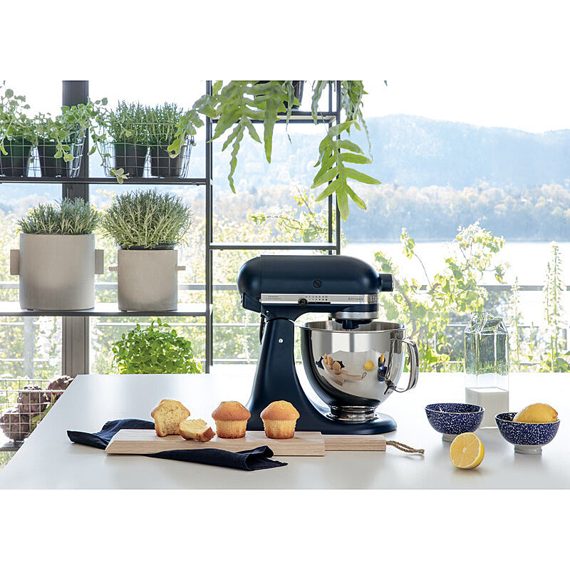 KitchenAid Artisan 5KSM175PSEIB Küchenmaschine 4,8L in Ink Blau mit Zubehör