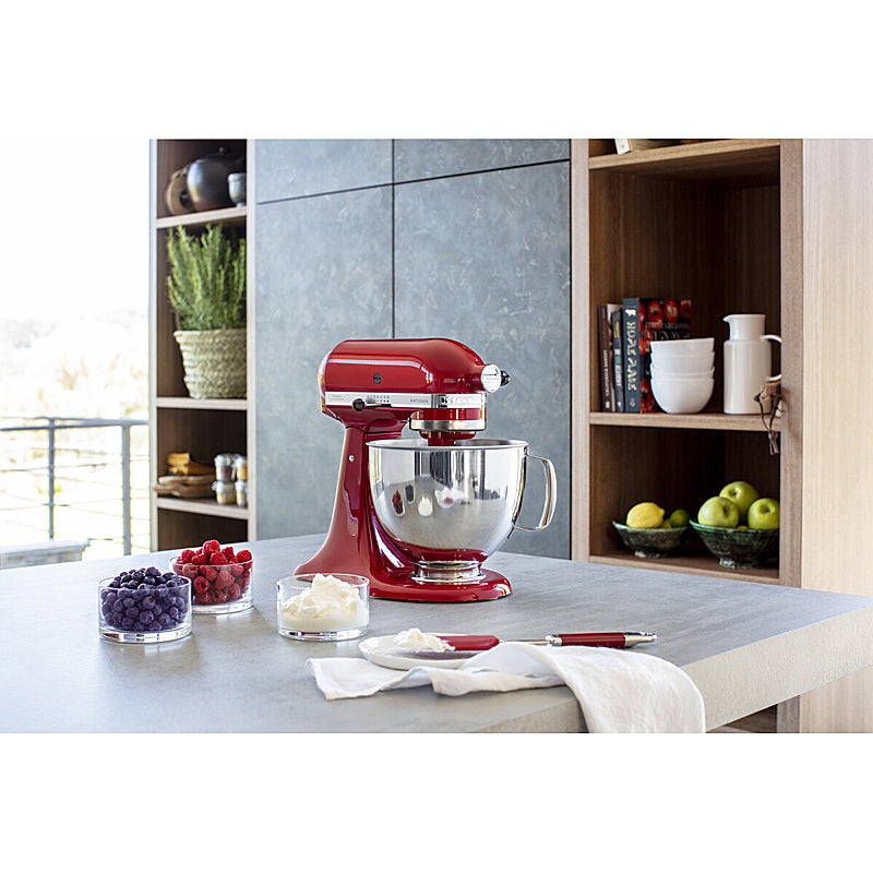 KitchenAid 5KSM125EER Artisan Küchenmaschine Empire Rot – zeitloses Design, starke Leistung